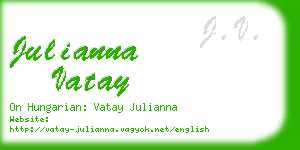 julianna vatay business card